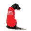 Camisola com capuz para cães FuzzYard Zoomies, vermelho (tamanho 1)