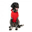 Camisola com capuz para cães FuzzYard Zoomies, vermelho (tamanho 1)