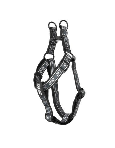 Peitoral ajustável para cães FuzzYard FY Active Strap, preto (tamanho S)