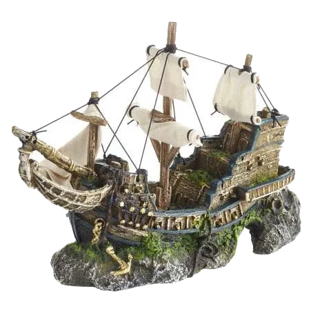 Galeão decoração para aquário