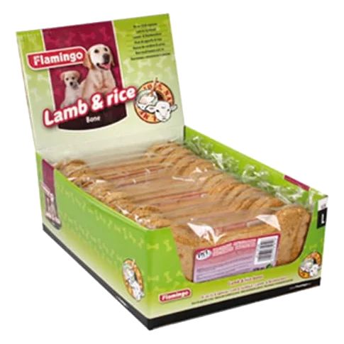 Biscoitos para cães arroz e borrego