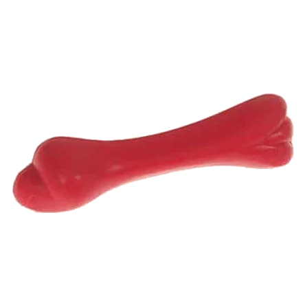 Mordedor para cães osso de borracha, 12 cm