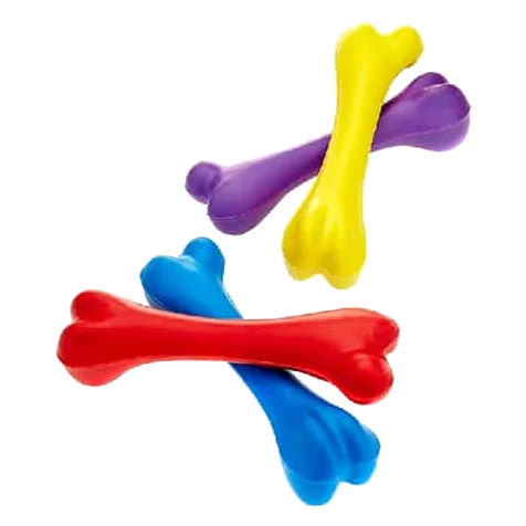 Osso de borracha maciça Classic para cães, 200 mm