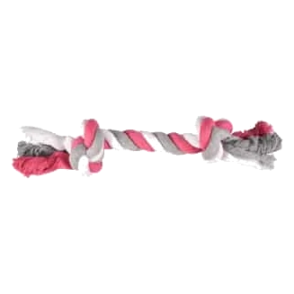 Osso de corda Flamingo para cães, tamanhos S, M e L