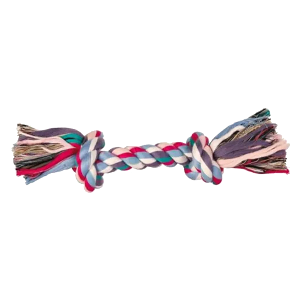 Osso de corda para cães pequenos, 21 e 29 cm