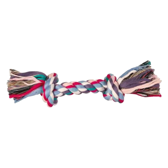 Osso de corda para cães pequenos, 21 e 29 cm