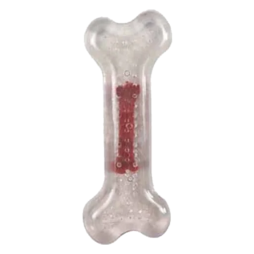Osso transparente com sabor para cães, 8 e 12 cm