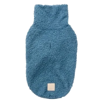 Camisola para cães em bouclé FuzzYard Life French Blue