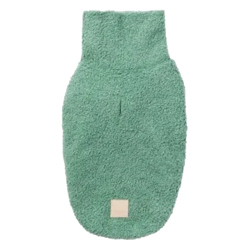 Camisola bouclé para cães FuzzYard Life Myrtle Green