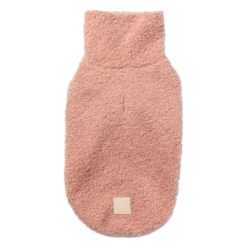Camisola bouclé para cães FuzzYard Life Soft Blush