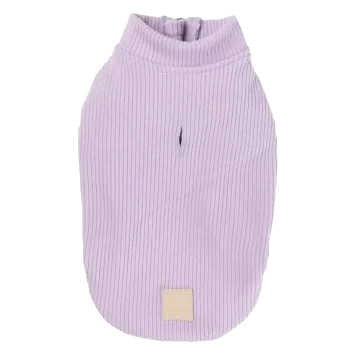 Camisola canelada para cães FuzzYard Life Lila