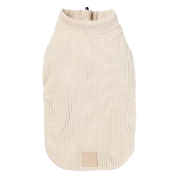 Camisola canelada para cães FuzzYard Life Sandstone