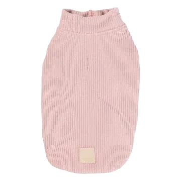 Camisola canelada para cães FuzzYard Life Soft Blush