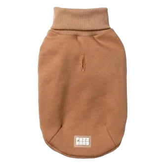 Camisola de gola alta para cão FuzzYard Stevie latte