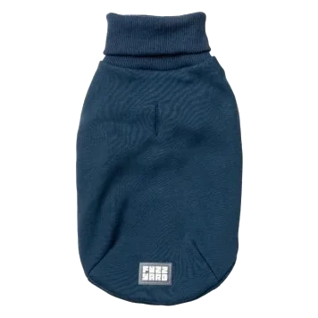 Camisola de gola alta para cão FuzzYard Stevie azul-marinho