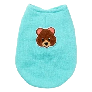 Camisola de malha para cães FuzzYard FuzzBear aqua