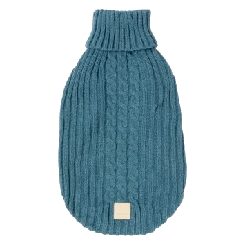 Camisola de malha para cães FuzzYard Life French Blue