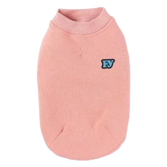 Camisola de algodão para cães FuzzYard The Woof rosa