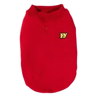 Camisola de algodão para cães FuzzYard The Woof vermelha