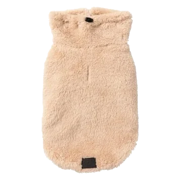 Camisola polar para cães FuzzYard Turtle Teddy 25 Desert Tan