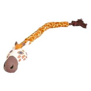 Brinquedo para cães girafa de peluche com corda, 63,5 cm