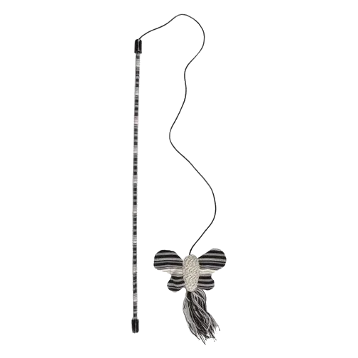Cana para gatos com borboleta, 45 cm
