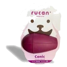 Brinquedo cone de borracha Rucan para cães