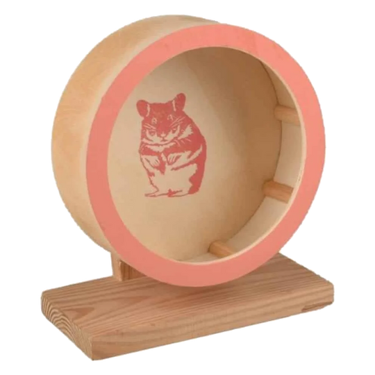 Roda de exercício Danco castanho-claro para roedores, 19,5 cm