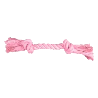 Brinquedo de corda com nós Flamingo para cães, 20 cm