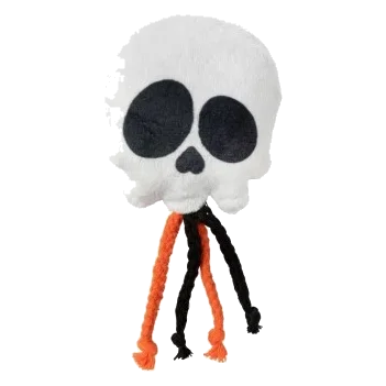 Brinquedo de Halloween para gatos FuzzYard Scully caveira