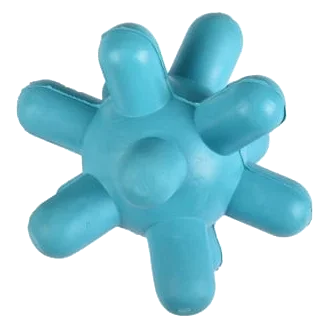 Brinquedo estrela de borracha para cães, 10 cm