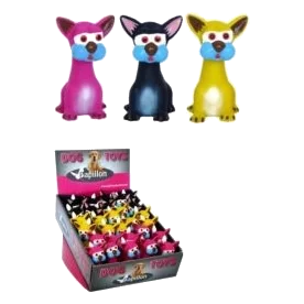 Gato de látex brinquedo para cães, 11 cm