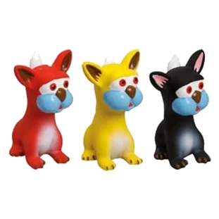Gato grande de vinil brinquedo para cães, 15 cm