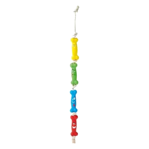 Brinquedo para cães osso de vinil com corda Classic, 680 mm