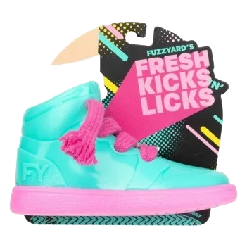 Brinquedo interativo para cães FuzzYard Fresh Kicks n' Licks 3 em 1
