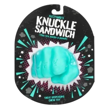 Brinquedo dispensador de snacks para cães FuzzYard Knuckle Sandwich