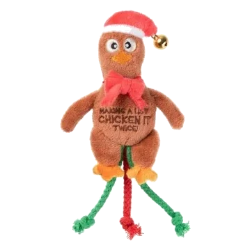 Brinquedo de Natal para gatos FuzzYard Chicken It Twice Chook