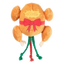 Brinquedo de Natal para gatos FuzzYard Let's Get Basted Roast em forma de peru assado