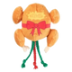 Brinquedo de Natal para gatos FuzzYard Let's Get Basted Roast em forma de peru assado