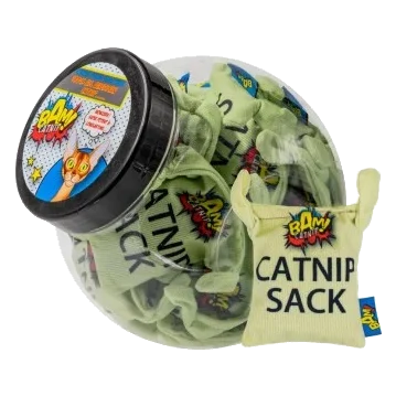 Brinquedos com catnip para gatos BAM! Saco (20 un.)
