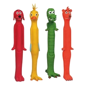 Brinquedos de látex em forma de animais para cães, 30 cm