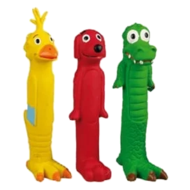 Brinquedos de látex em forma de animais para cães, 19 cm