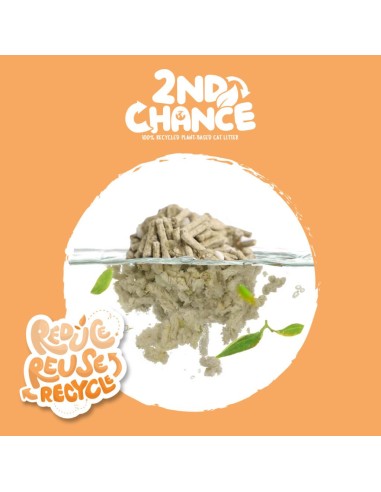 Areia aglomerante para gatos Kit Cat 2nd Chance ervilha e iúca 7 L
