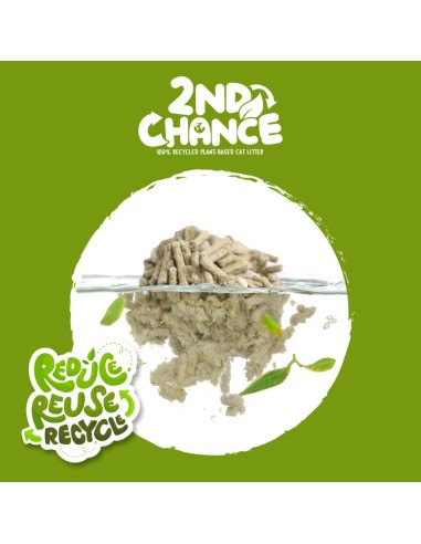 Areia aglomerante para gatos Kit Cat 2nd Chance chá verde 7 L