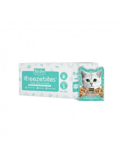 Snack liofilizado para gatos Kit Cat FreezeBites fígado de pato 20 g