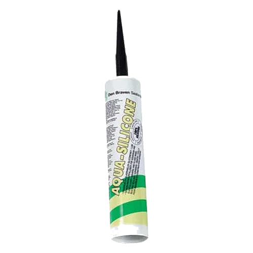 Kit de silicone preto para aquário, 310 ml