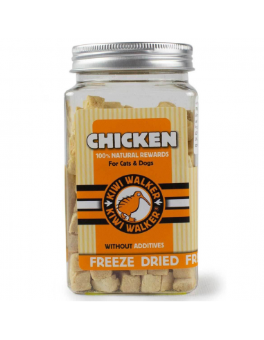 Snacks naturais para cães e gatos Kiwi Walker frango 80 g