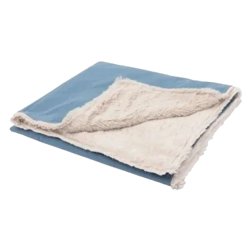 Manta reversível para cães FuzzYard Life French Blue