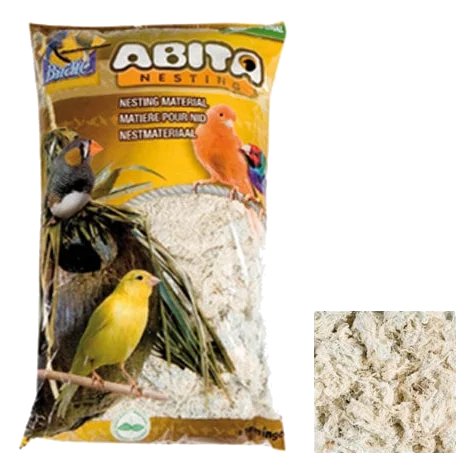 Material para ninho para pássaros (charpie)
