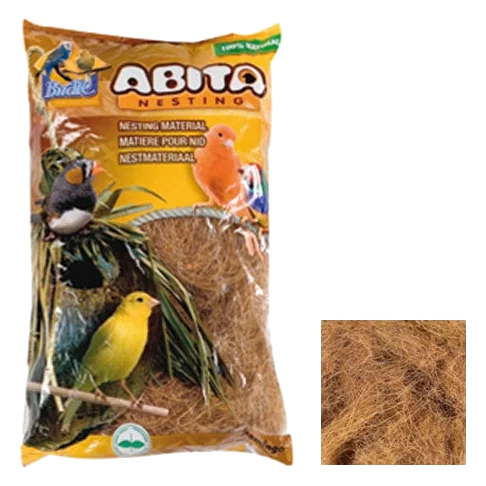 Fibra de coco para ninho de pássaros